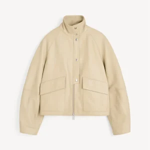 SUZANNE Skinnjakke Beige