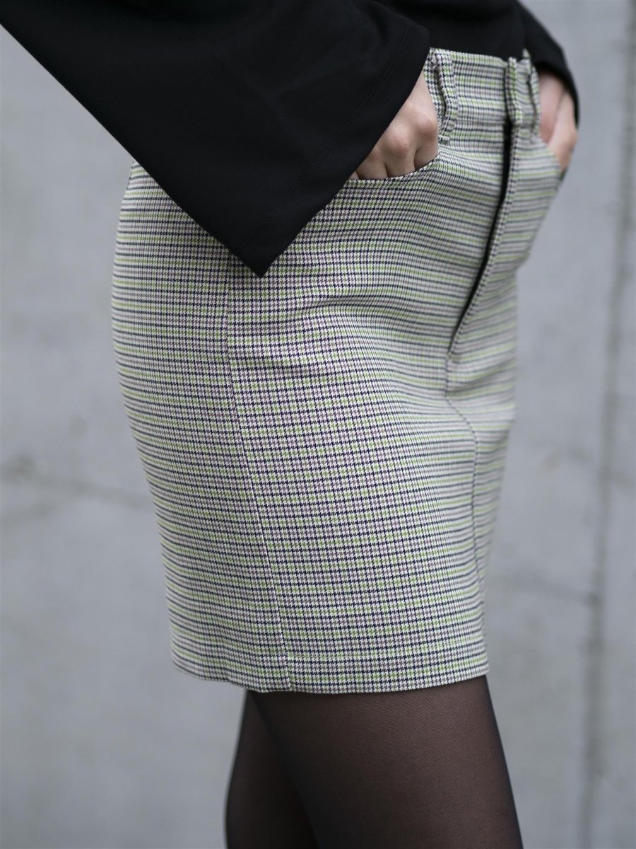 Cinna Mini Skirt Ruter - Image 2