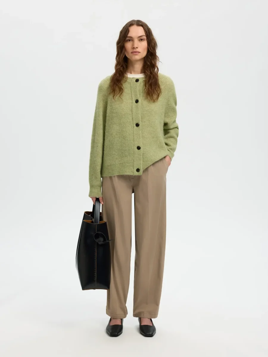 Lulu LS Knit Short Cardigan Mint - Image 5