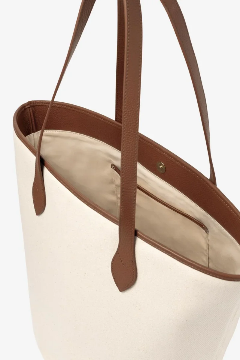 Canvas Tote Bag Brun - Image 5