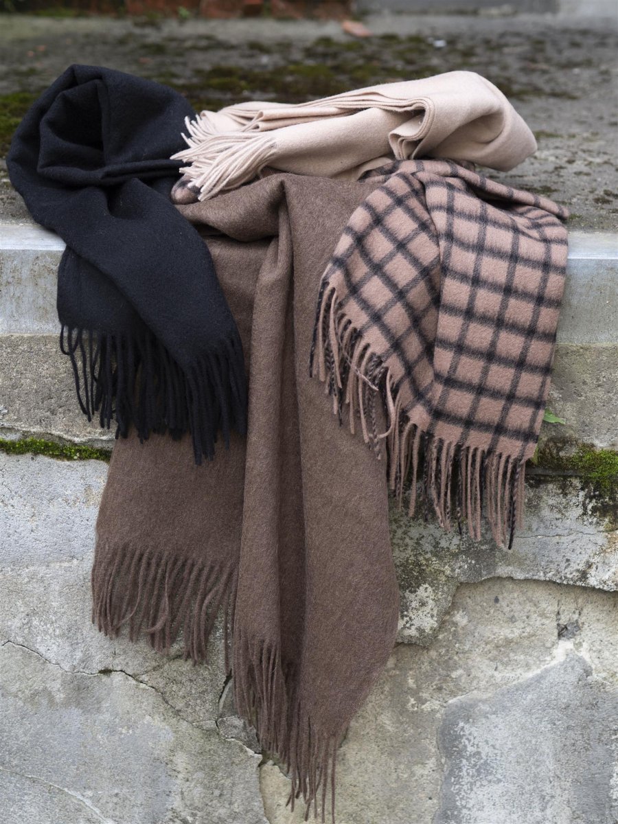 Check Crystal Scarf Brun - Image 6