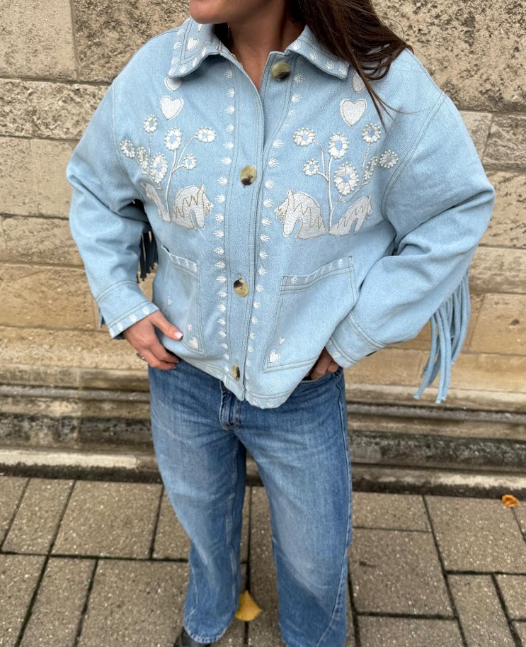 Christer Jacket Denim, olajakke fra Sissel Edelbo - Image 6