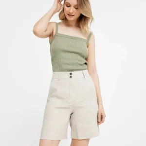 LauraFV Midi Short Sand