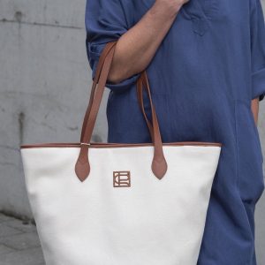 Canvas Tote Bag Brun