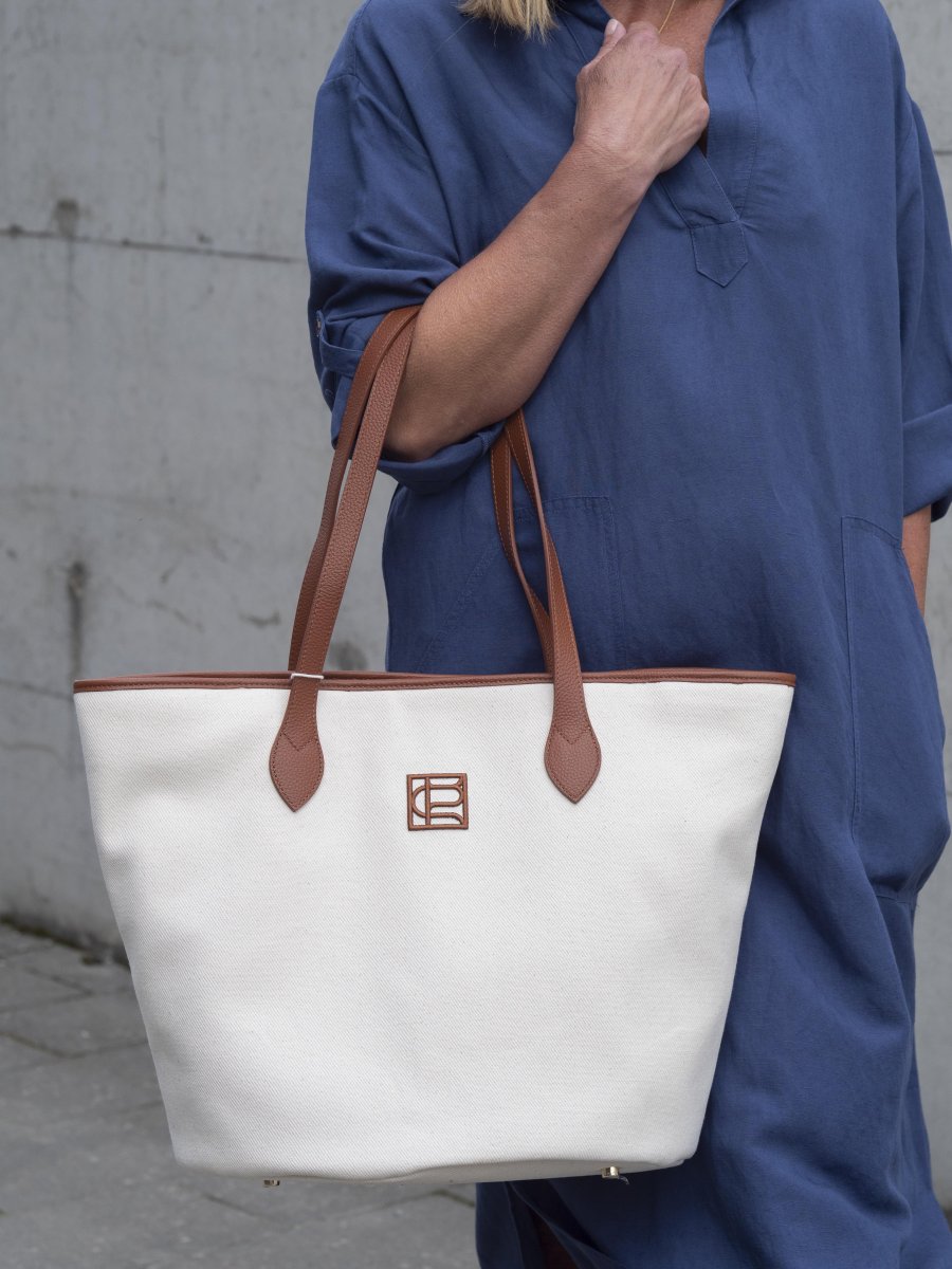 Canvas Tote Bag Brun