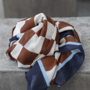 Colton Cotta Scarf Mørkebrun