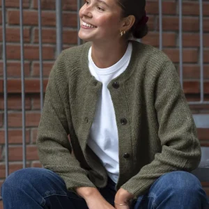 Lulu Knit Short Cardigan Grønn