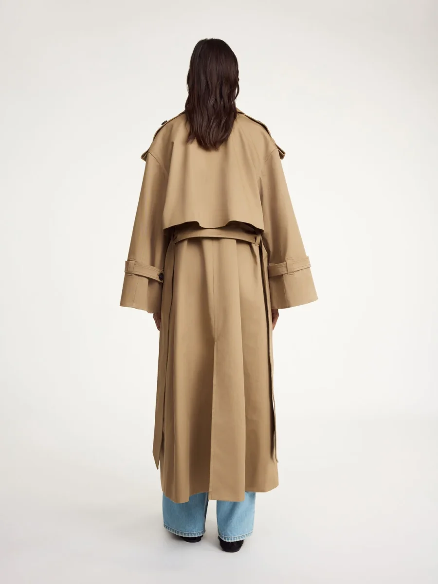ALAYA Trenchcoat Brun - Image 4