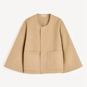JACQUIE 100% Ulljakke Beige