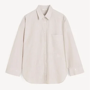 DERRIS Bomullsskjorte Beige